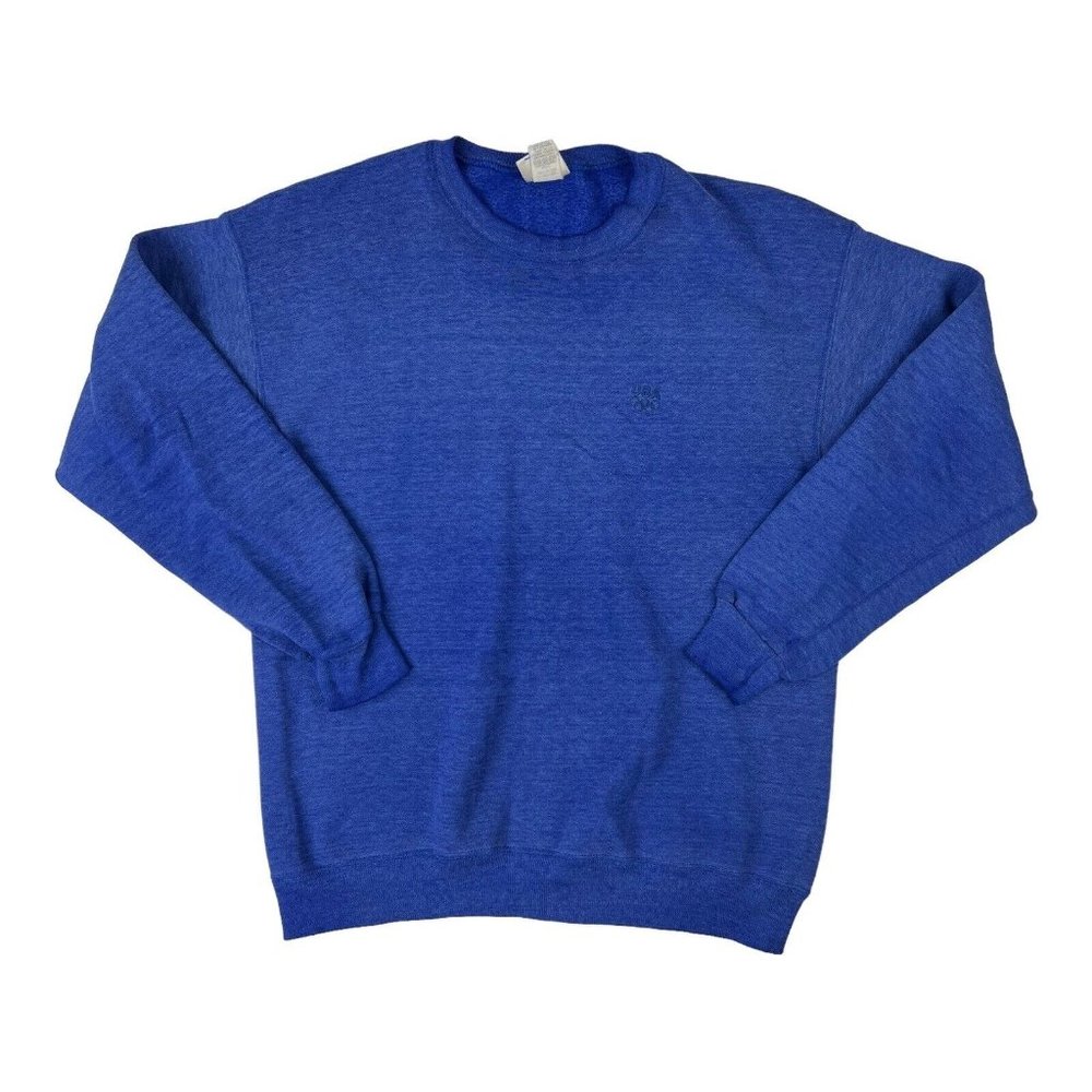 VTG USA Olympics Blue Embroidered Made in USA Crewneck Sweatshirt Mens Size XL